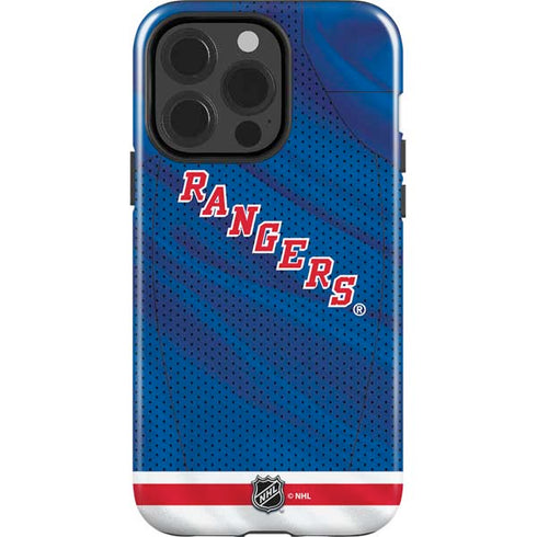 NHL New York Rangers Home Jersey iPhone 15 Pro Impact Case